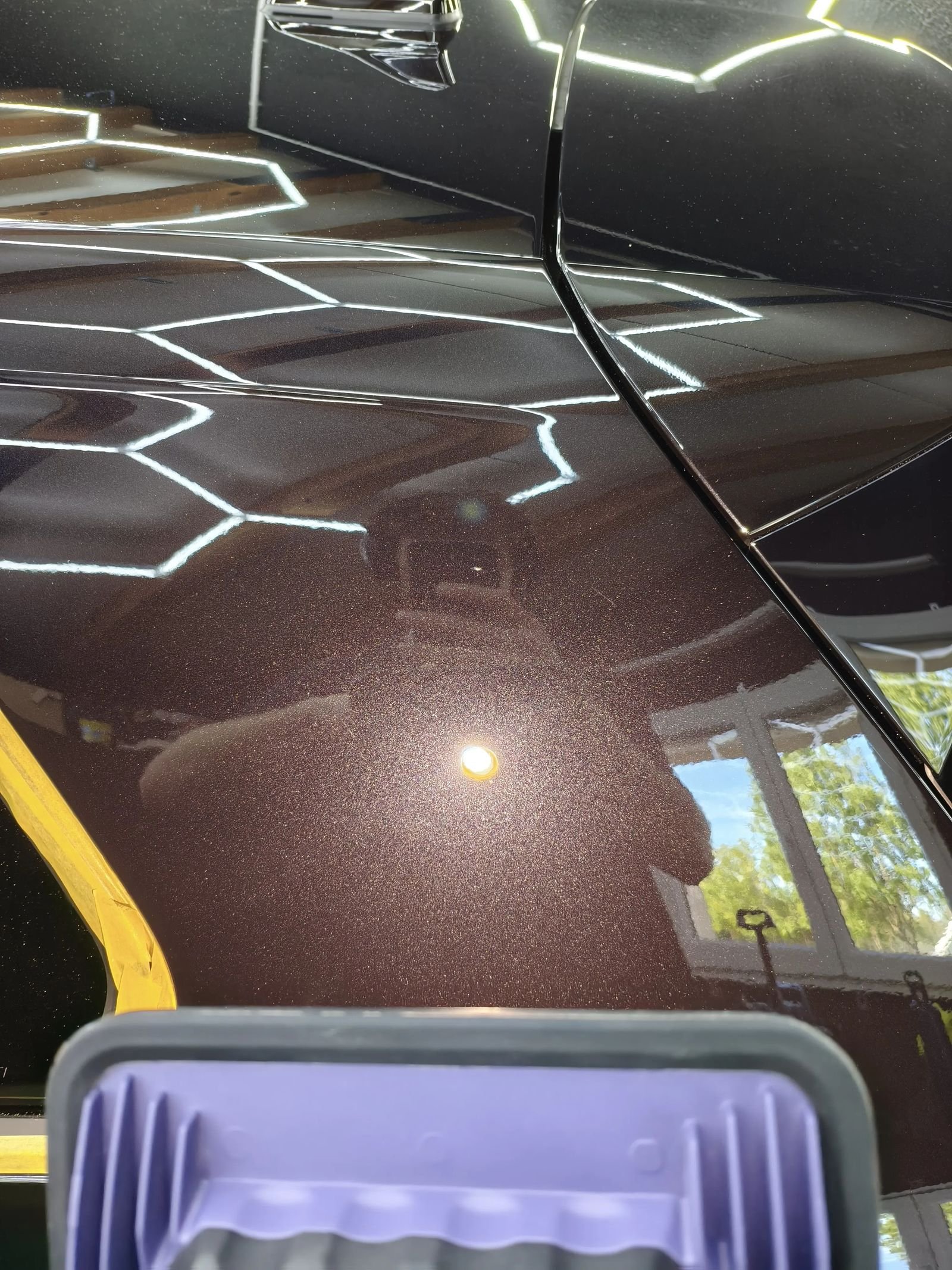 Panneau de carrosserie après polissage MC Detailing