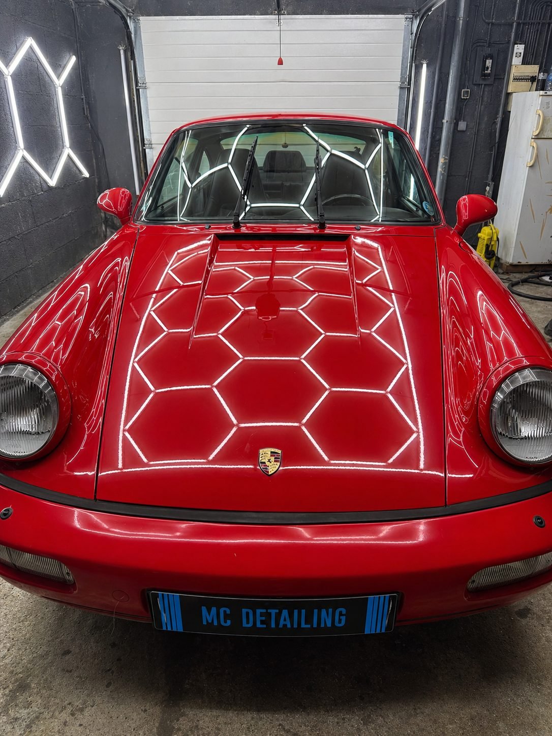Porsche 911 rouge après polissage MC Detailing